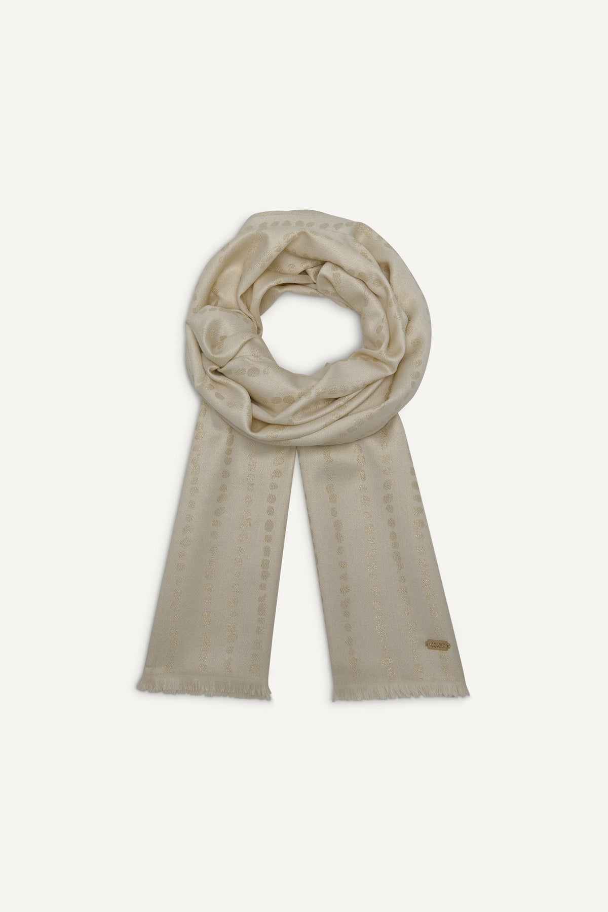 DKNY MODERN DOT METALLIC WRAP