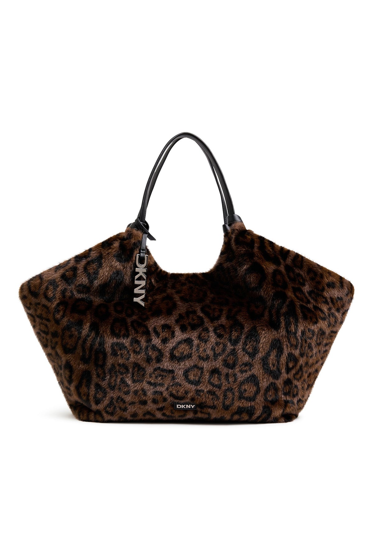 DKNY PAULA LARGE FAUX FUR TOTE