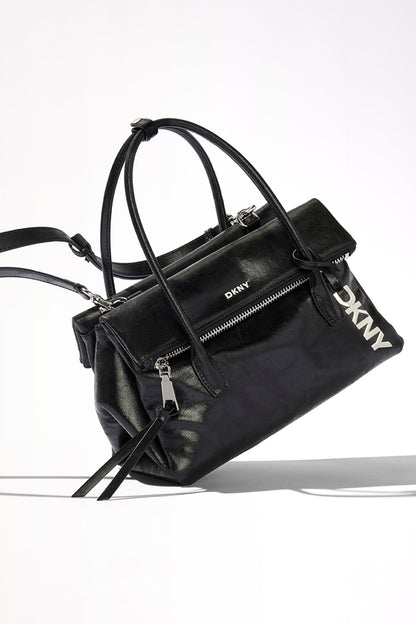 DKNY RIVINGTON MEDIUM LOGO SATCHEL