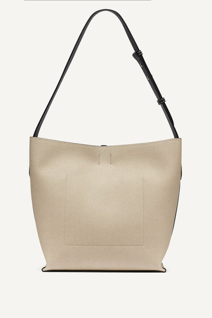 DKNY NICOLE LOGO BUCKET BAG
