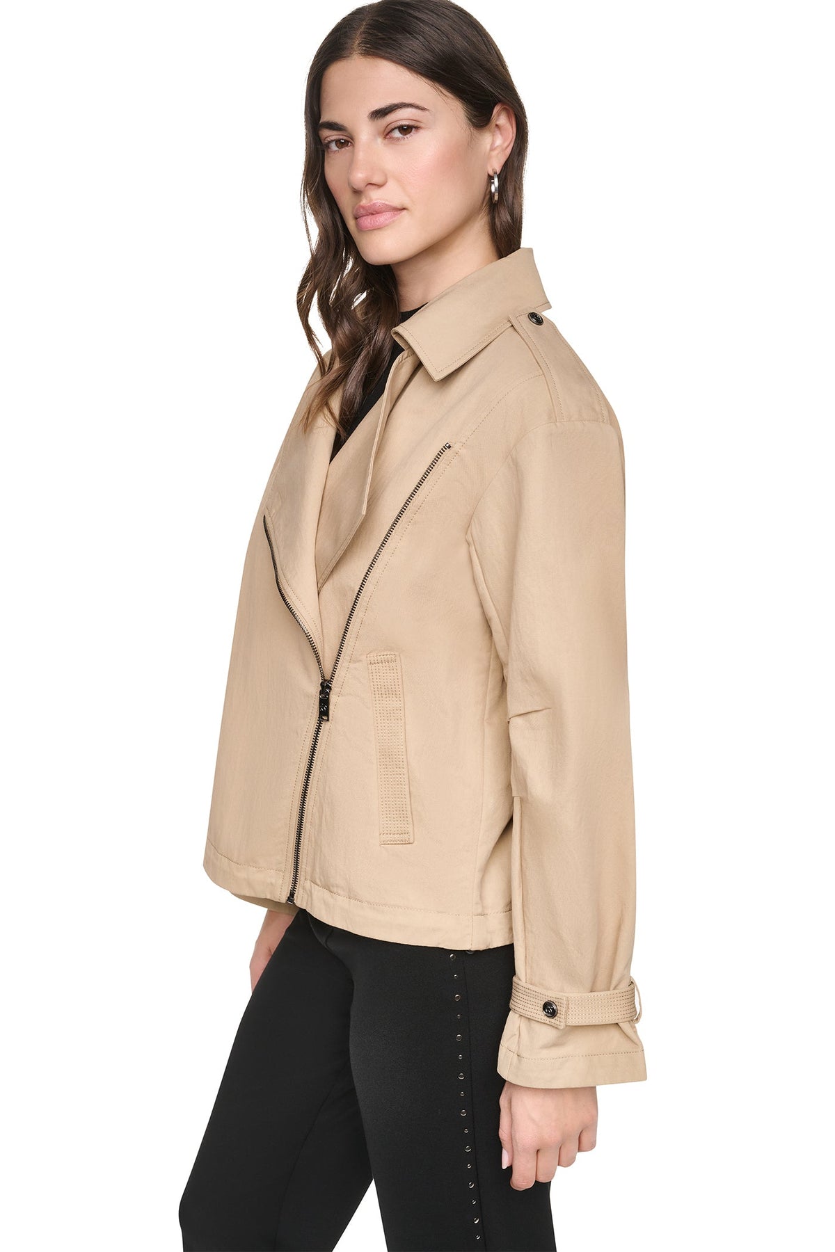 DKNY MORNINGSIDE BIKER JACKET