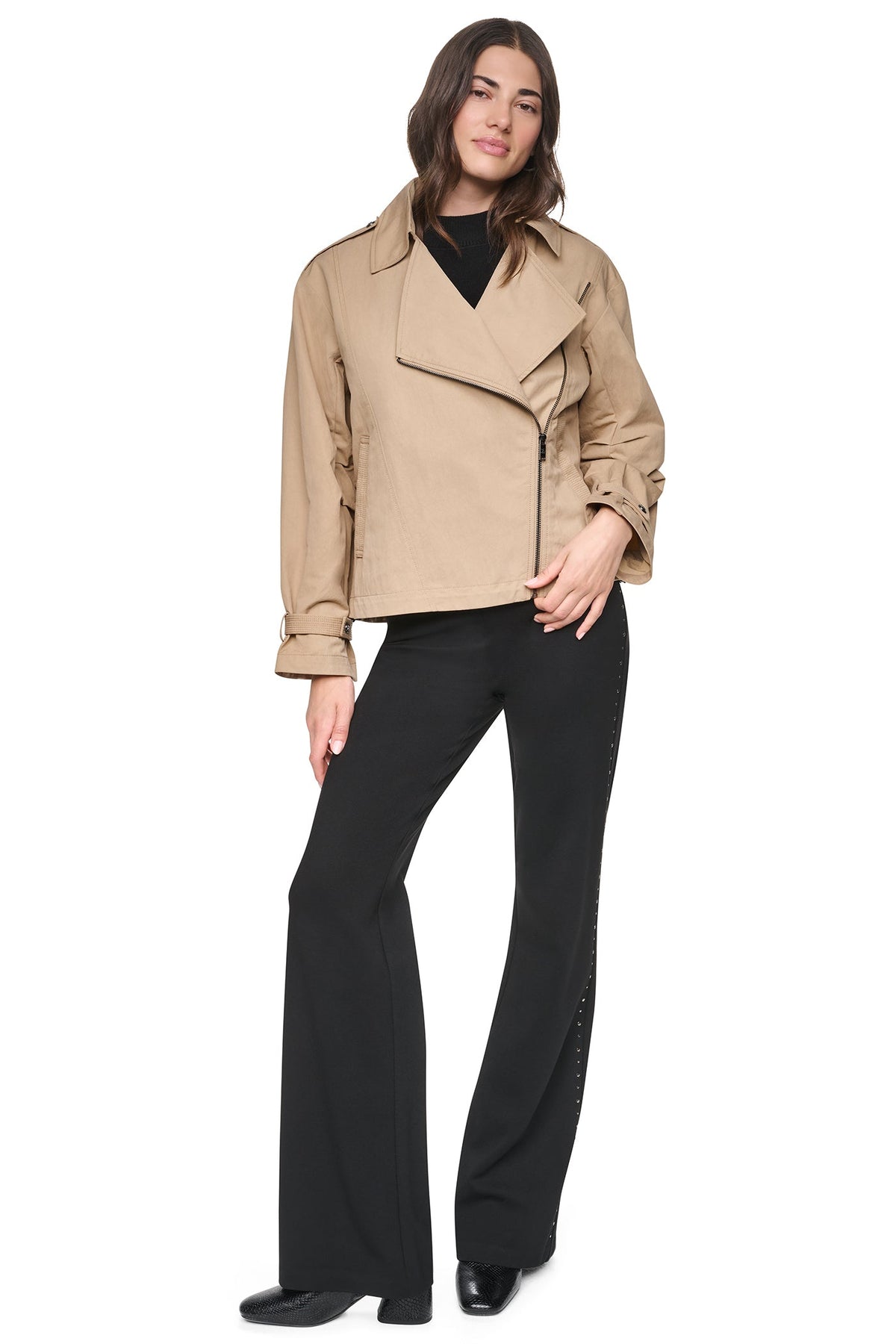 DKNY MORNINGSIDE BIKER JACKET