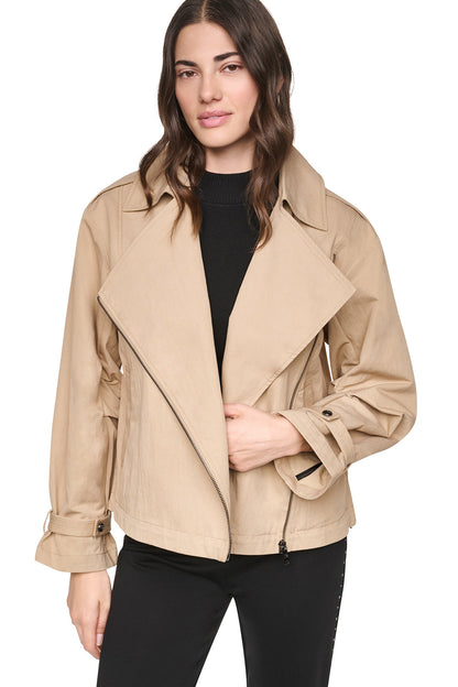 DKNY MORNINGSIDE BIKER JACKET