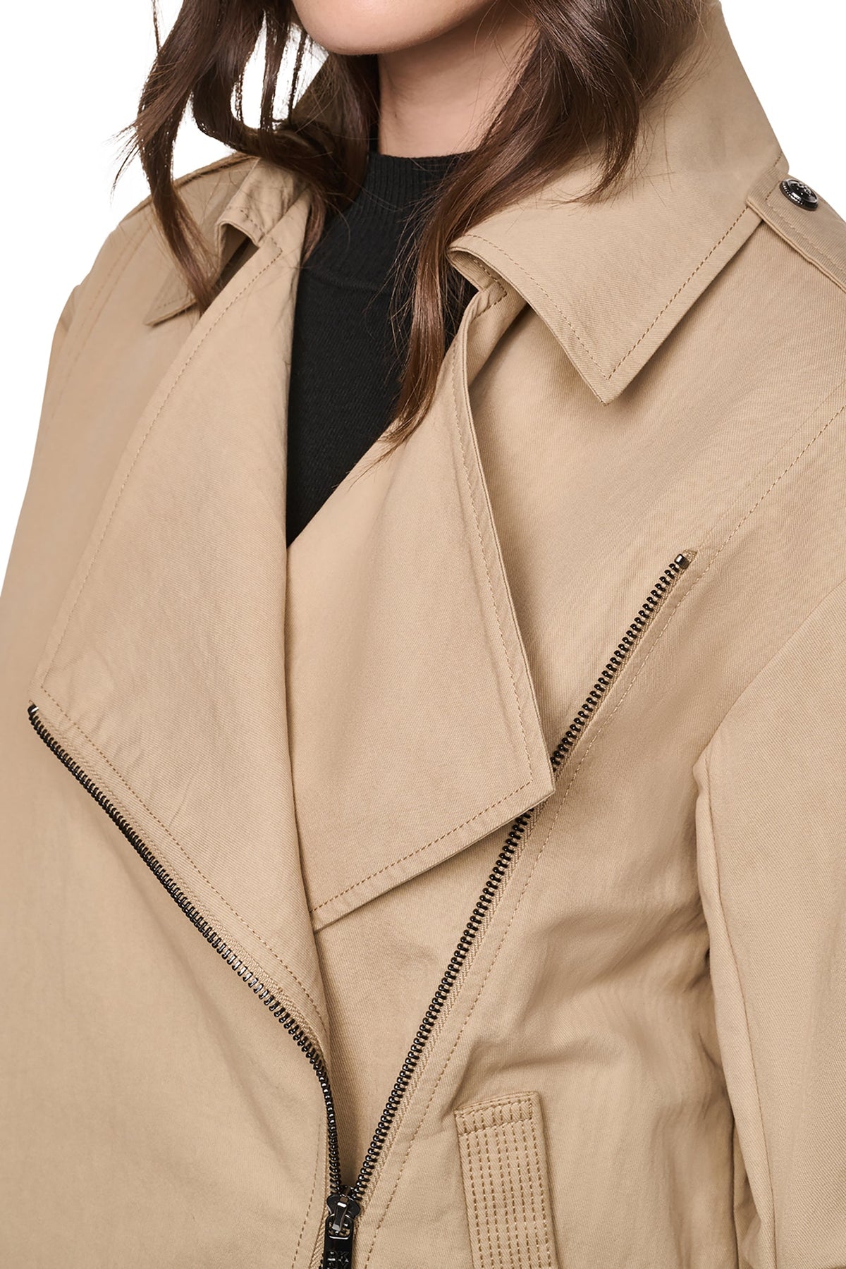 DKNY MORNINGSIDE BIKER JACKET