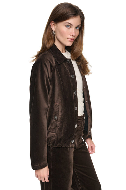 DKNY RAGLAN SLEEVE BUBBLE JACKET