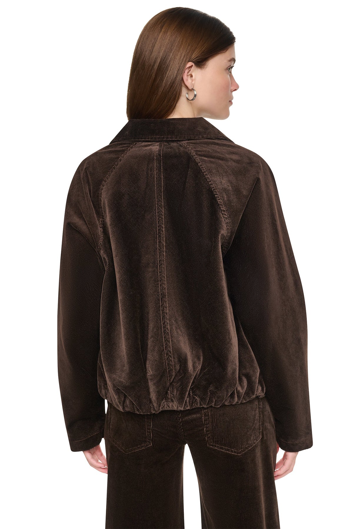 DKNY RAGLAN SLEEVE BUBBLE JACKET