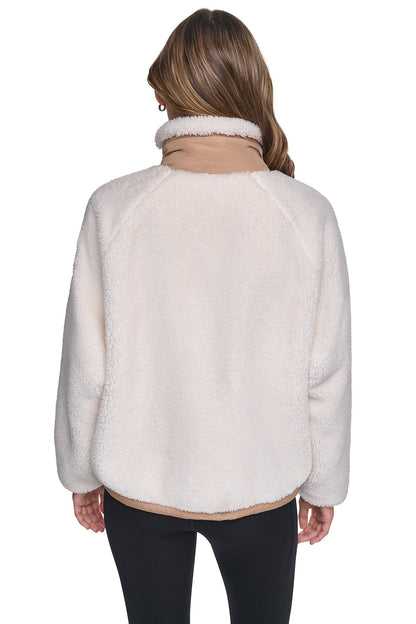 DKNY SHERPA FULL ZIP JACKET