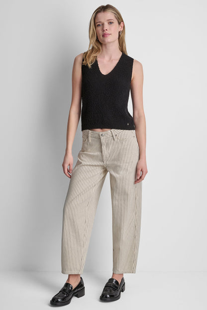 DKNY MID-RISE BABY BARREL LEG
