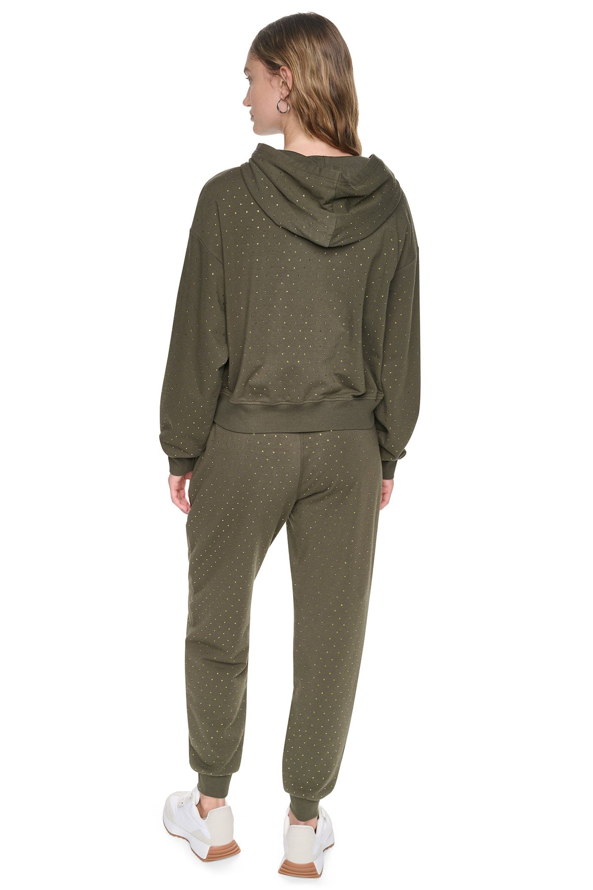 DKNY RHINESTONE HOODIE
