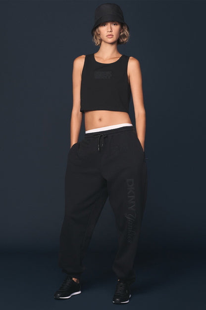 DKNY DKNY X YANKEES EMBELLISHED TRACK PANT