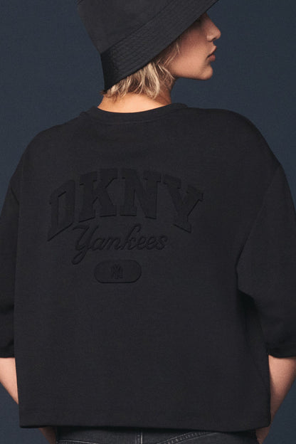 DKNY DKNY X YANKEES CROPPED TEE