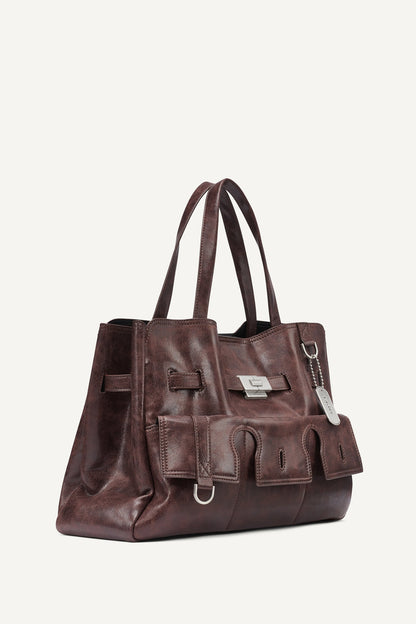 DKNY BRYAR LARGE FLAP SATCHEL