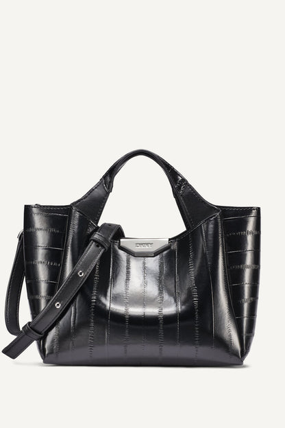 DKNY WILLA MINI RIBBED SATCHEL
