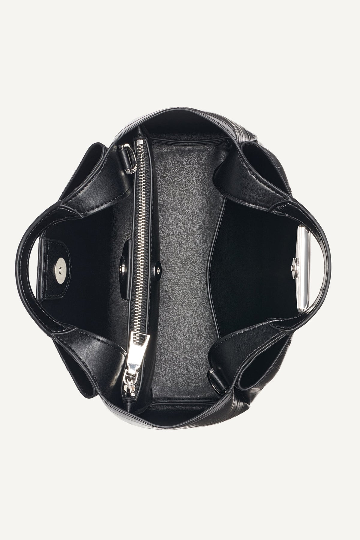 DKNY WILLA MINI RIBBED SATCHEL