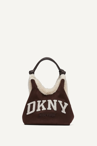 DKNY PAULA SMALL COMMUTER LOGO TOTE
