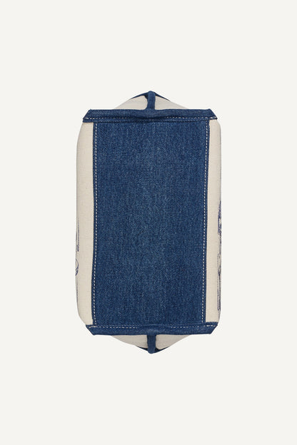 DKNY BRADY CANVAS SMALL GRAFFITI LOGO CROSSBODY BAG