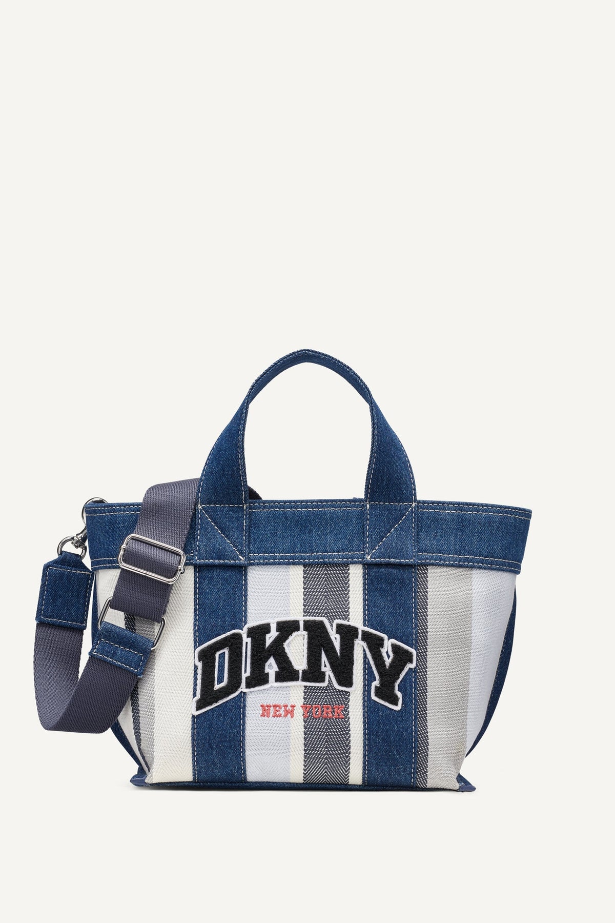 DKNY BRADY DENIM SMALL LOGO CROSSBODY BAG