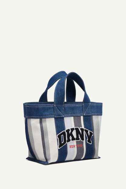 DKNY BRADY DENIM SMALL LOGO CROSSBODY BAG