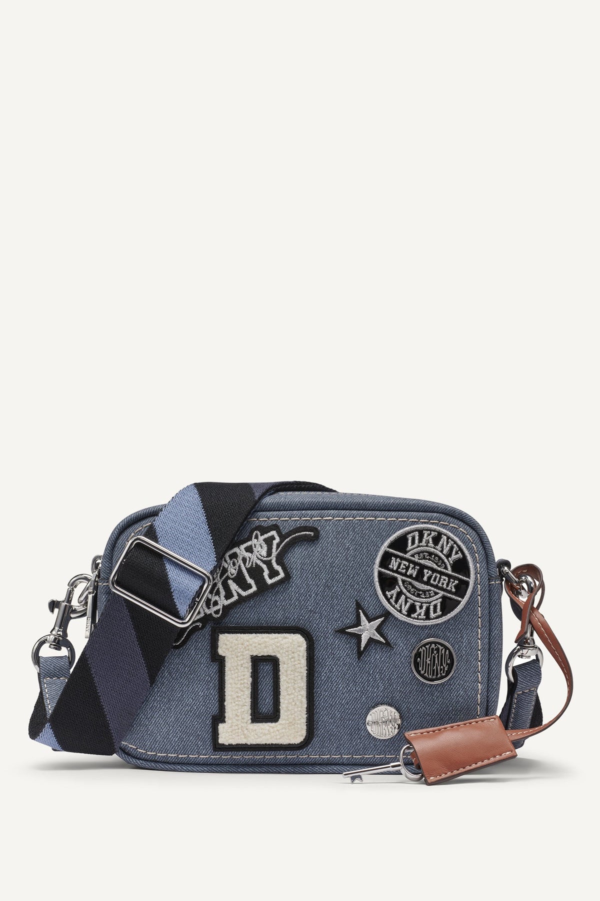 DKNY NESSA DENIM CAMERA BAG