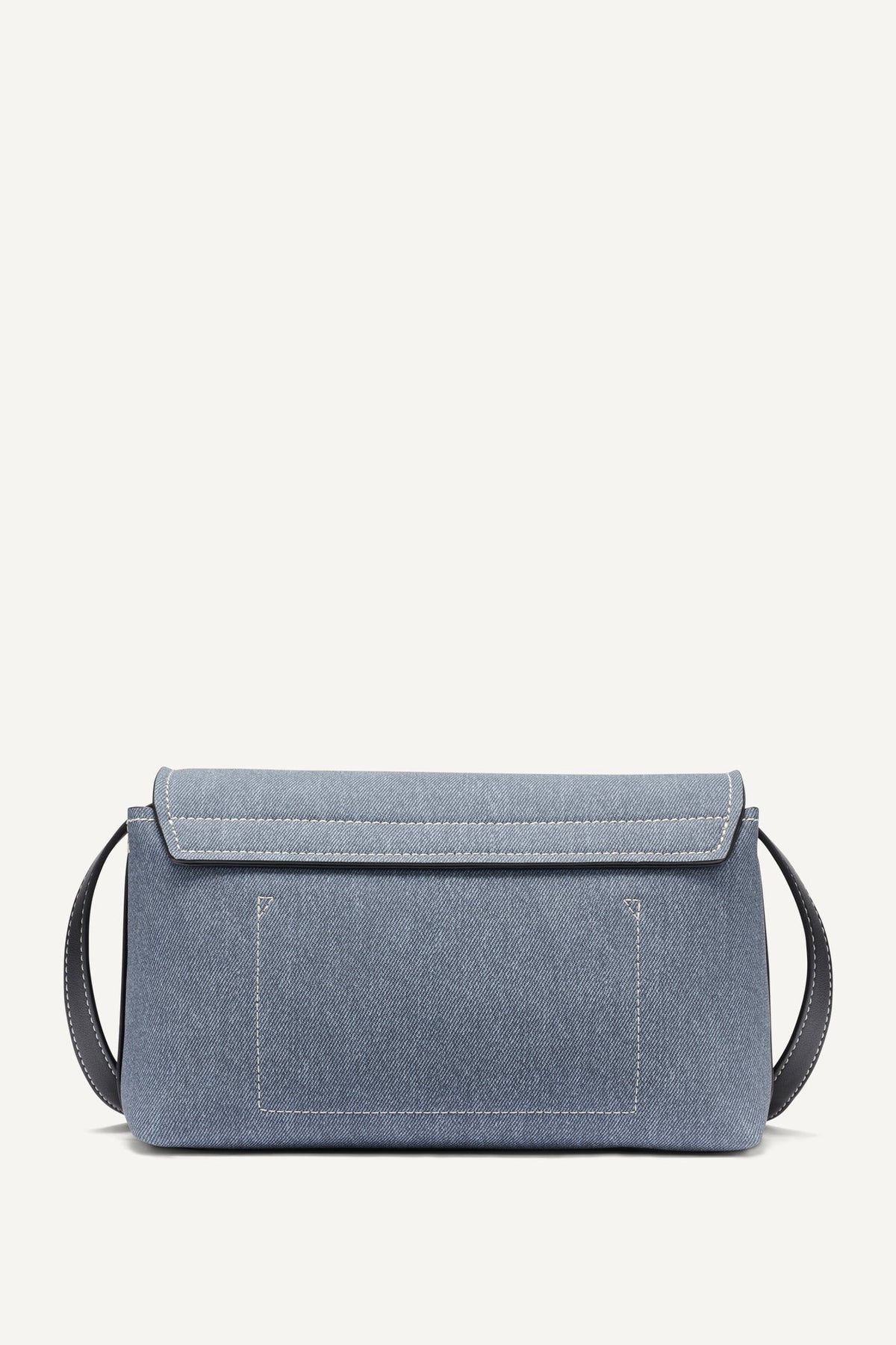 DKNY NICOLE DENIM LOGO CROSSBODY BAG