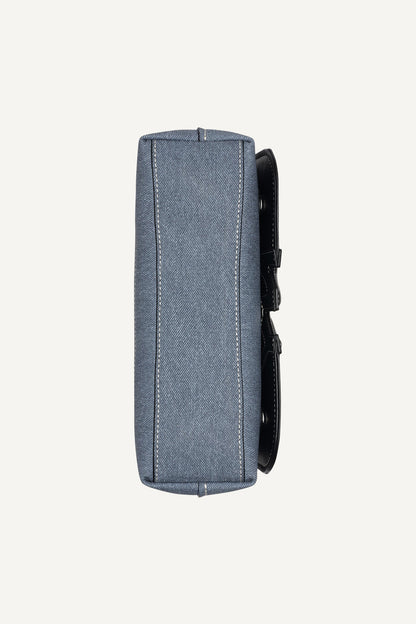 DKNY NICOLE DENIM LOGO CROSSBODY BAG