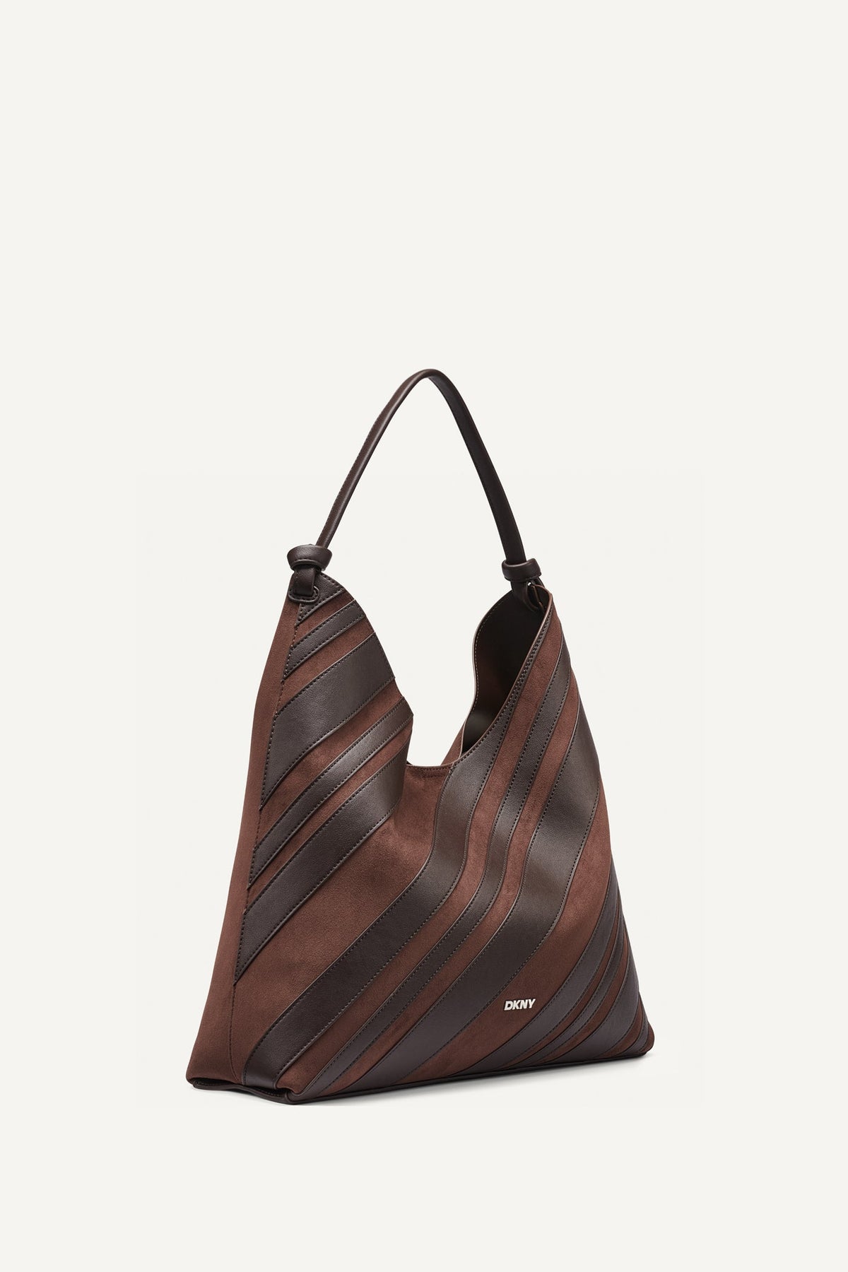 DKNY PAULA STRIPE HOBO BAG