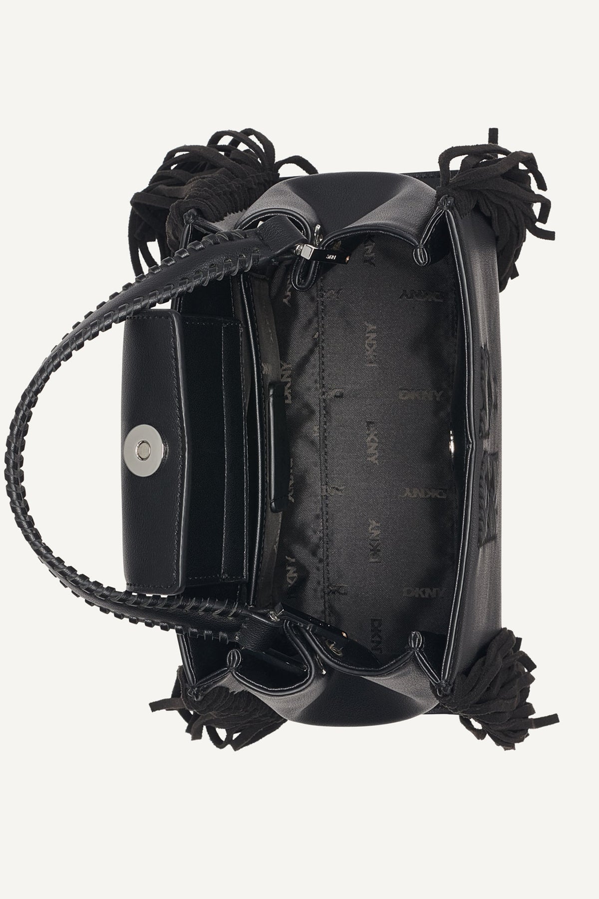 DKNY FOSTER SMALL FRINGE SATCHEL