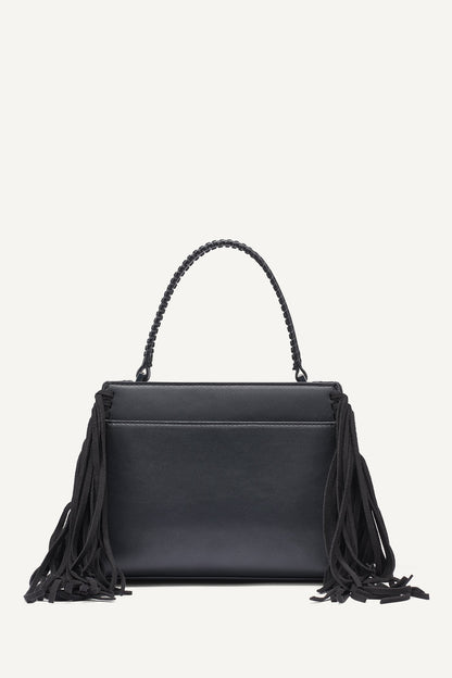 DKNY FOSTER SMALL FRINGE SATCHEL