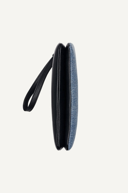 DKNY SARAH DUAL ZIP POUCH WRISTLET