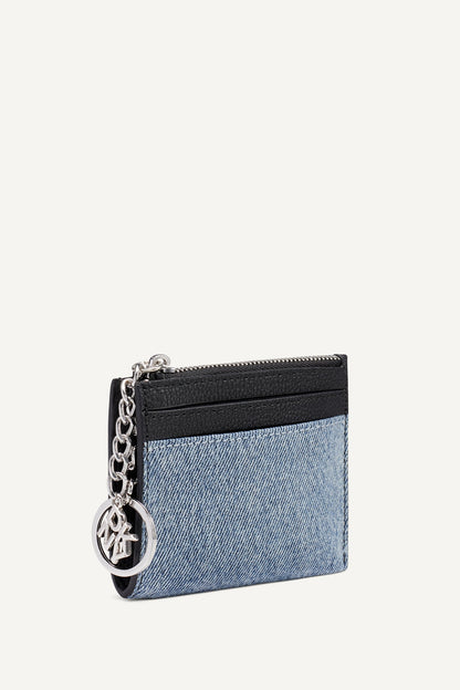 DKNY SARAH TOP ZIP CARD HOLDER