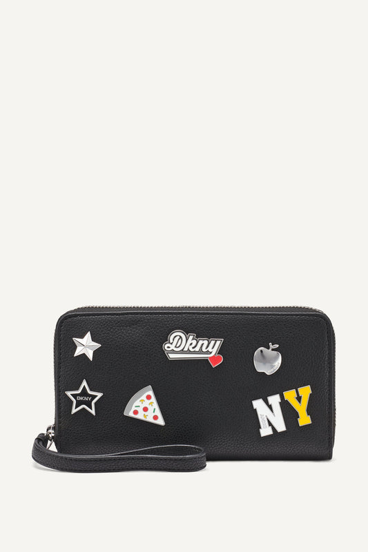 DKNY ETTA LARGE ZIP AROUND WALLET