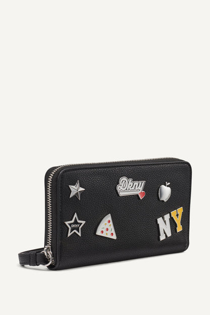 DKNY ETTA LARGE ZIP AROUND WALLET