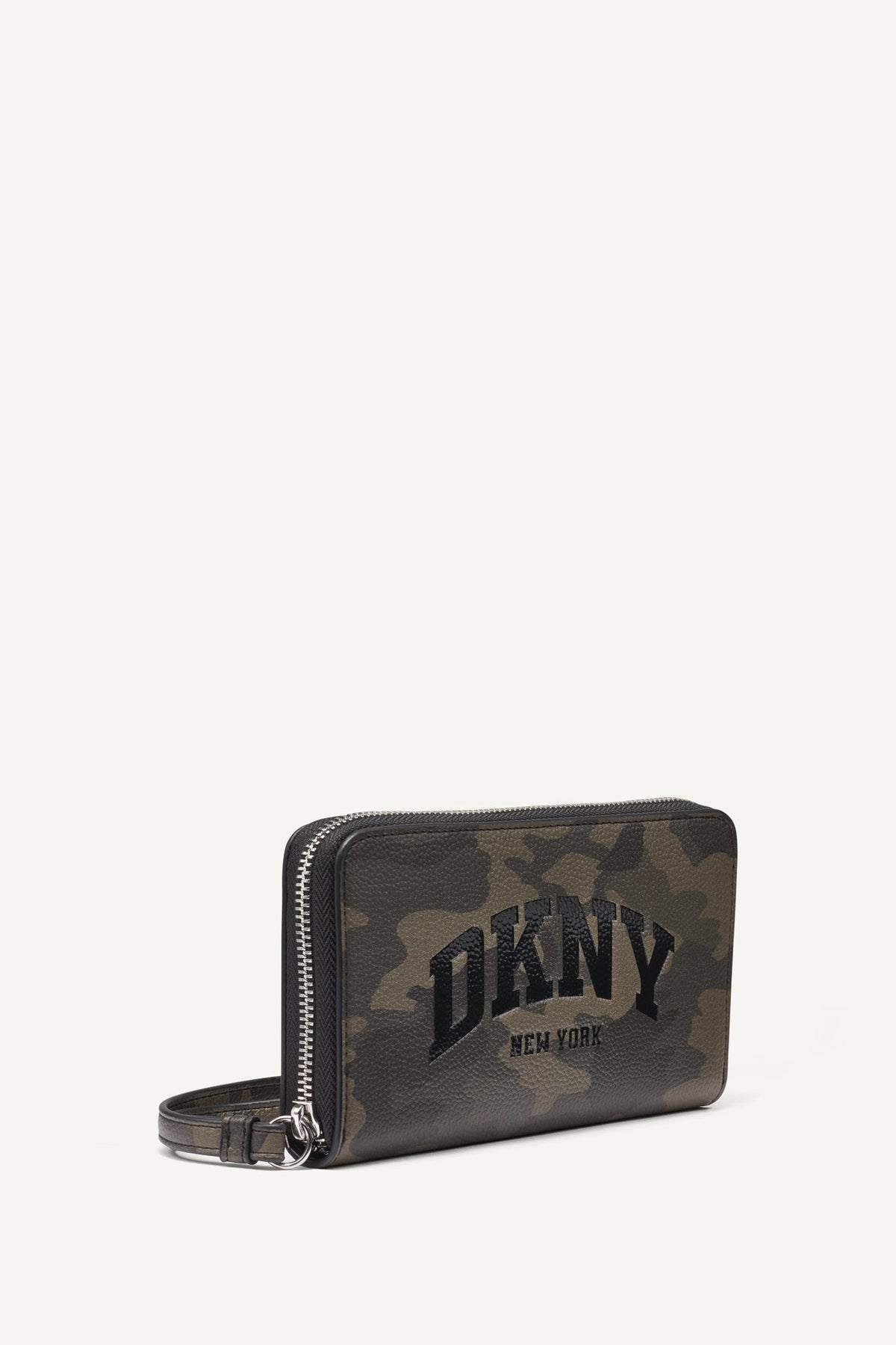 DKNY HADLEE LARGE ZIP AROUND WALLET WITH WRISTLET