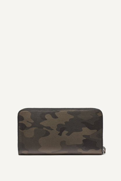 DKNY HADLEE LARGE ZIP AROUND WALLET WITH WRISTLET