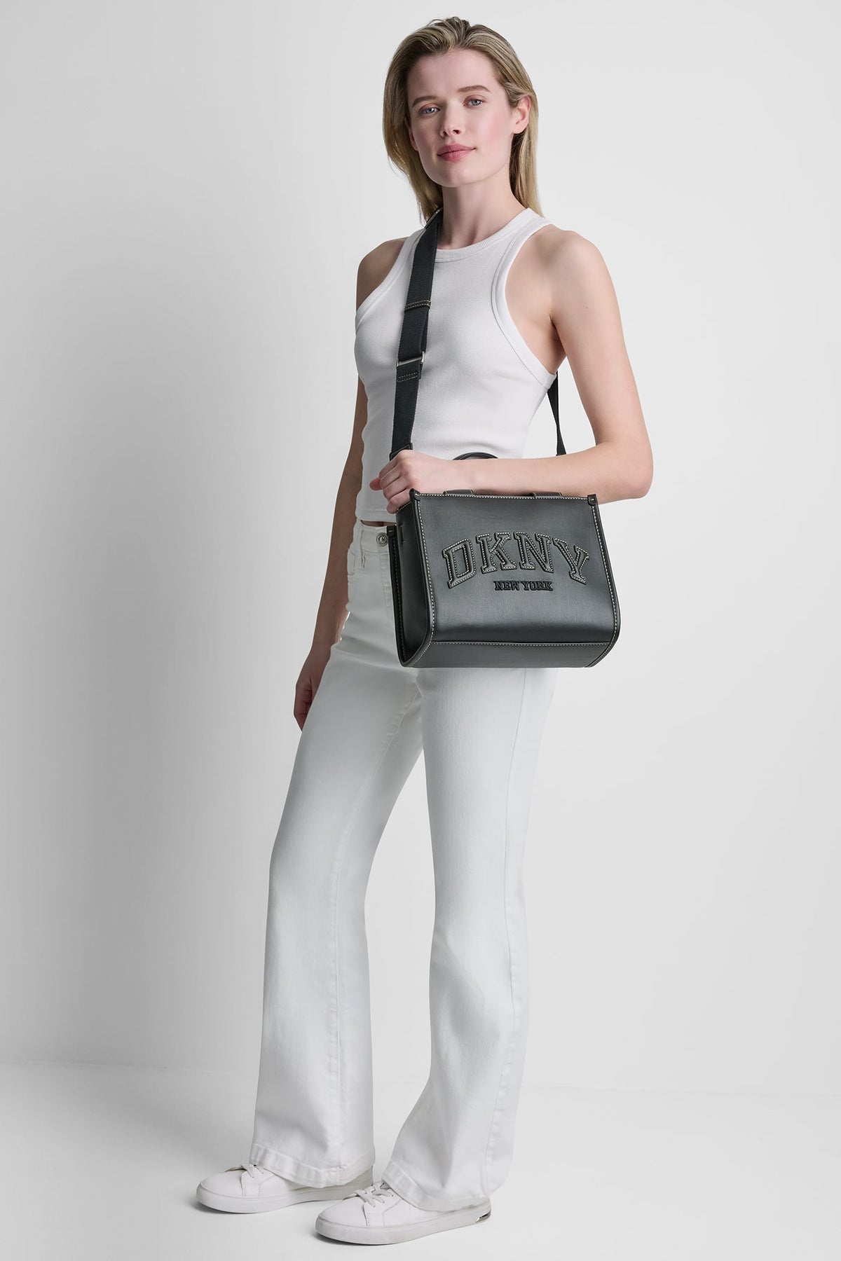 DKNY HADLEE SMALL LOGO TOTE