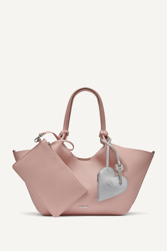 DKNY PAULA HEART MEDIUM COMMUTER TOTE