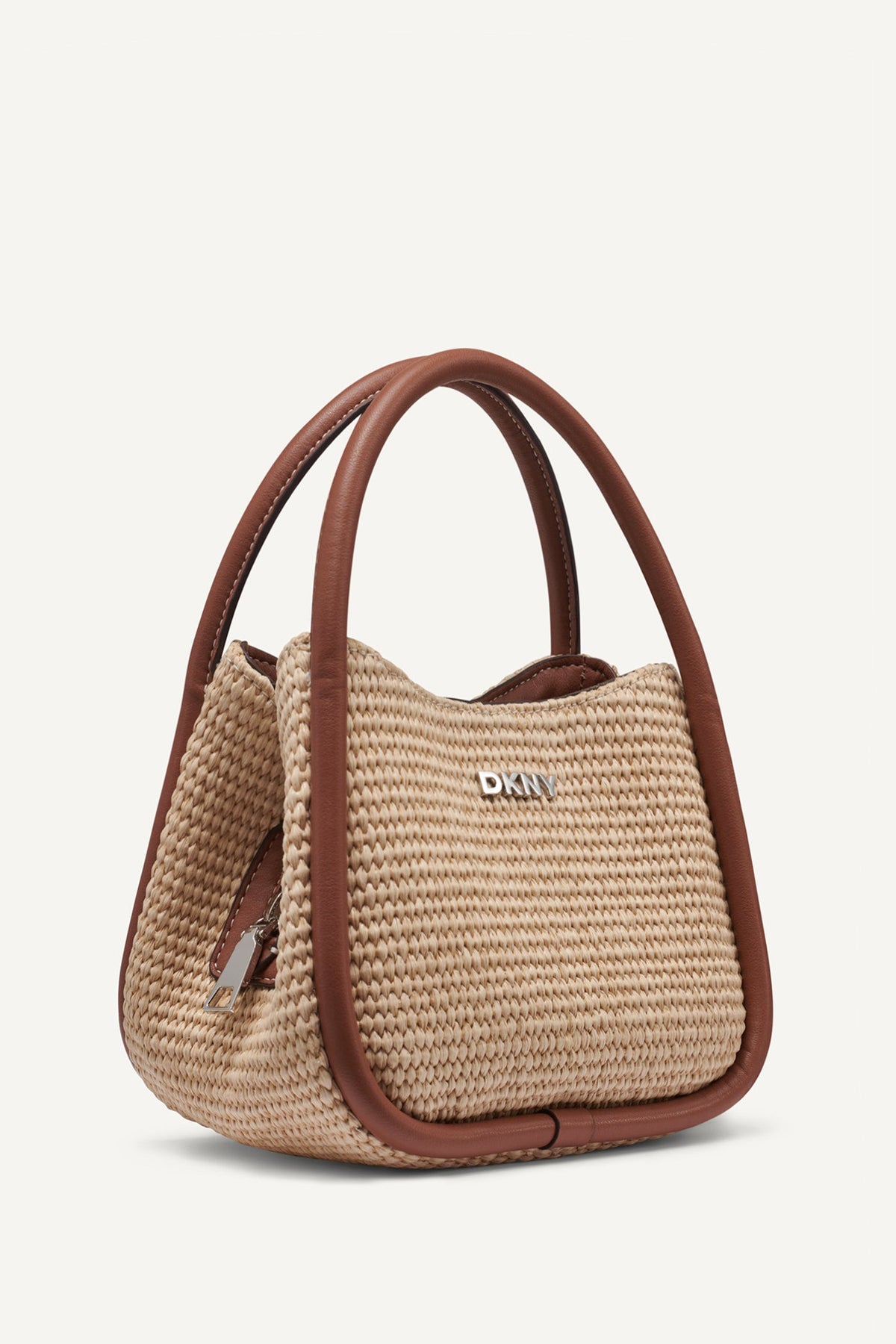 DKNY CAPRI WOVEN HOBO CROSSBODY BAG