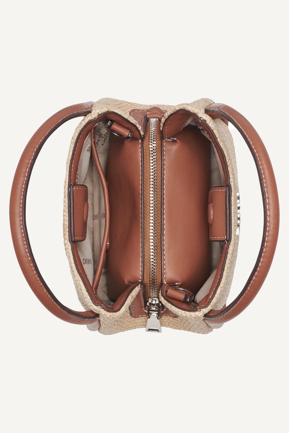DKNY CAPRI WOVEN HOBO CROSSBODY BAG