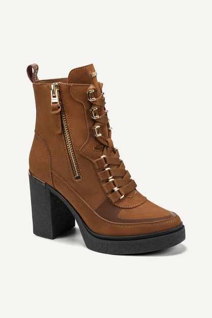 DKNY TOIA LACE-UP PLATFORM BOOTIE
