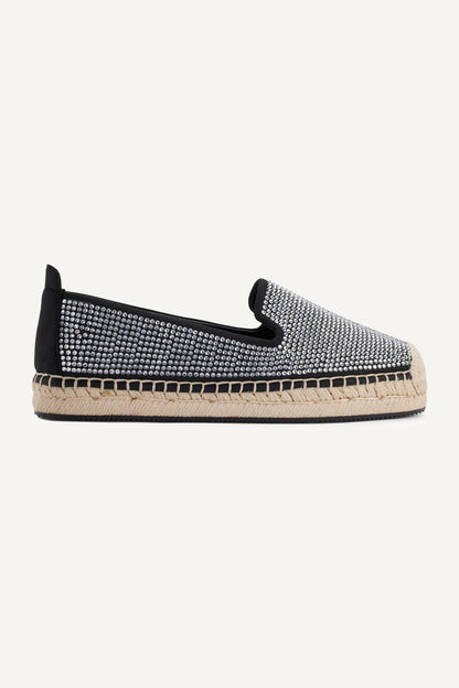DKNY MALLY RHINESTONE ESPADRILLE