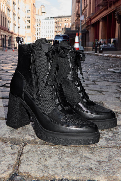 DKNY TOIA LACE-UP BOOTIE