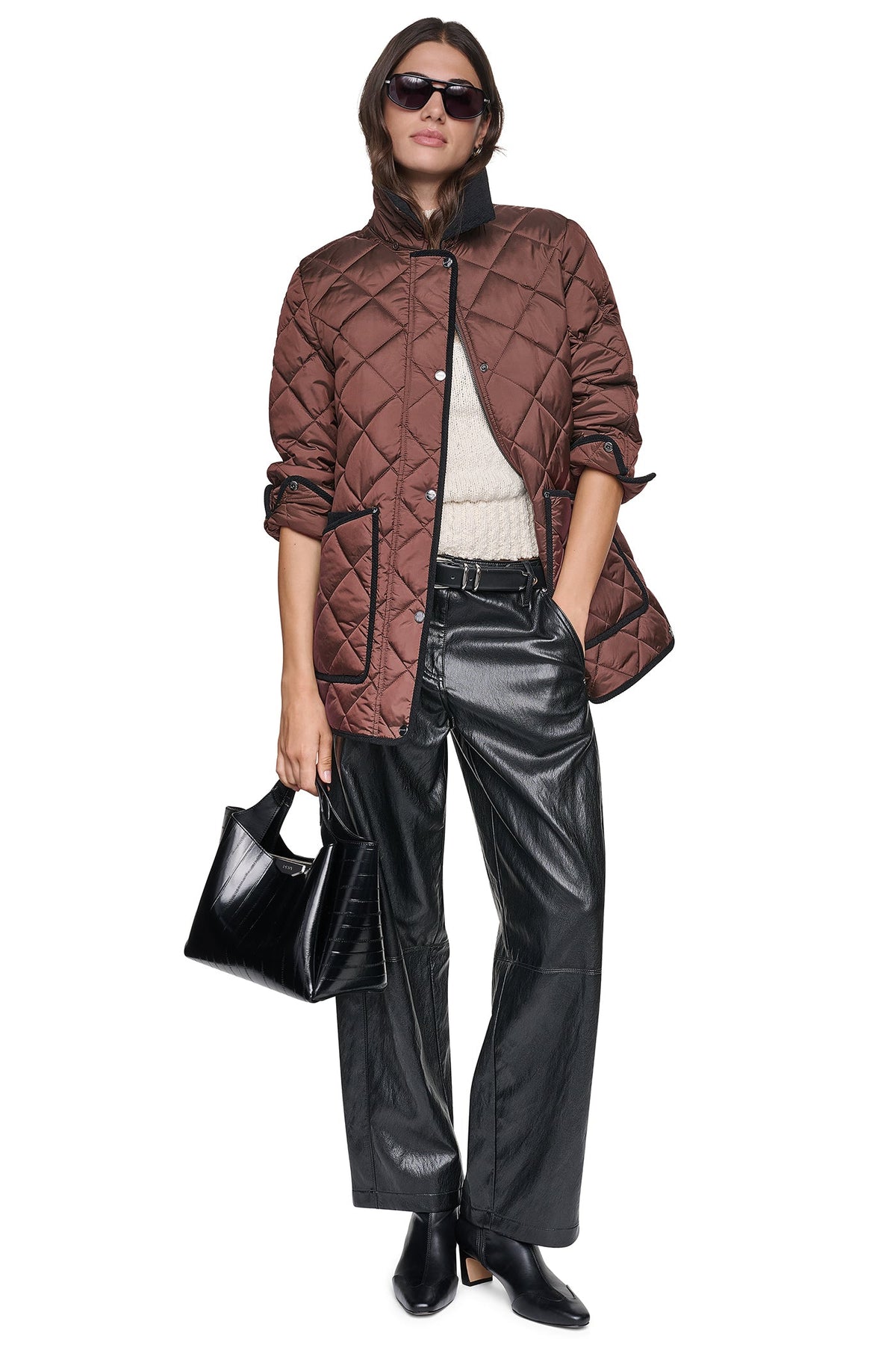 DKNY QUILTED BARN JACKET