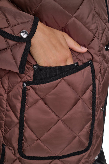 DKNY QUILTED BARN JACKET