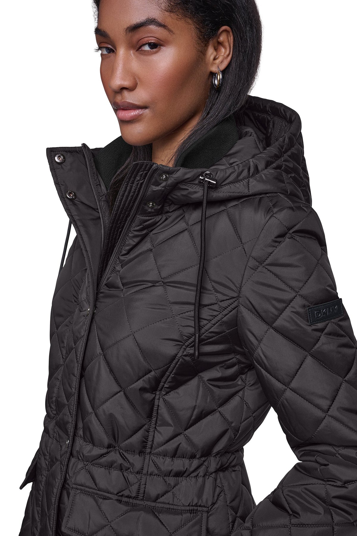DKNY QUILTED ANORAK