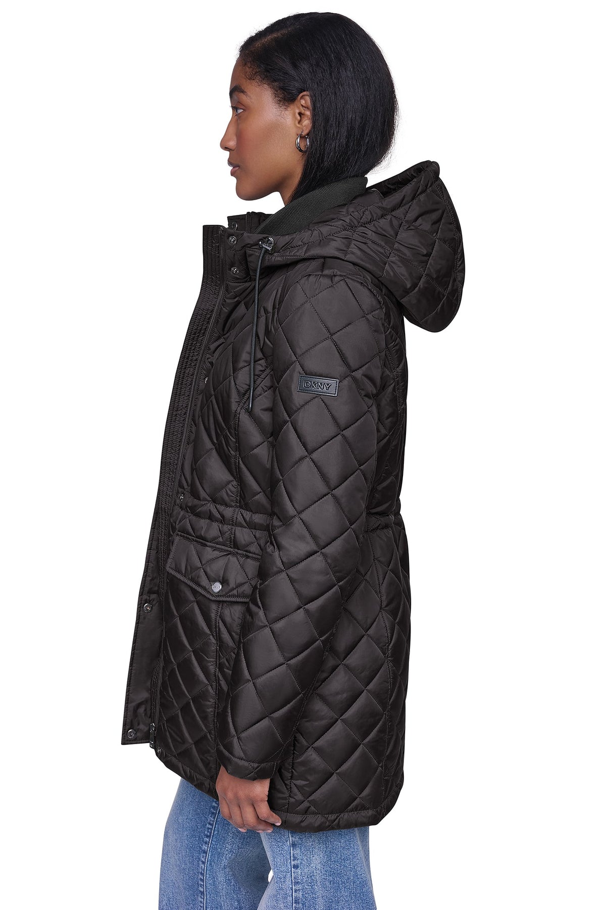 DKNY QUILTED ANORAK