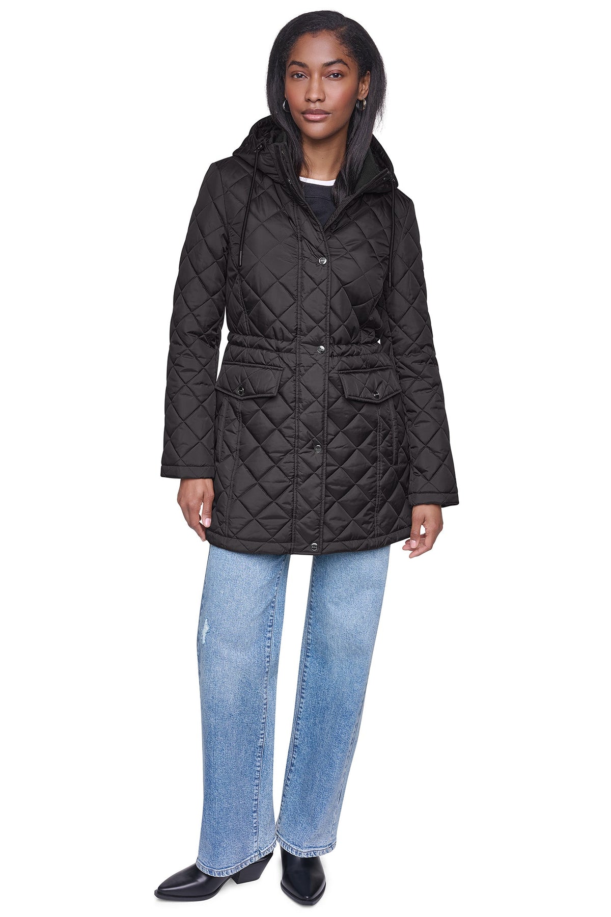 DKNY QUILTED ANORAK