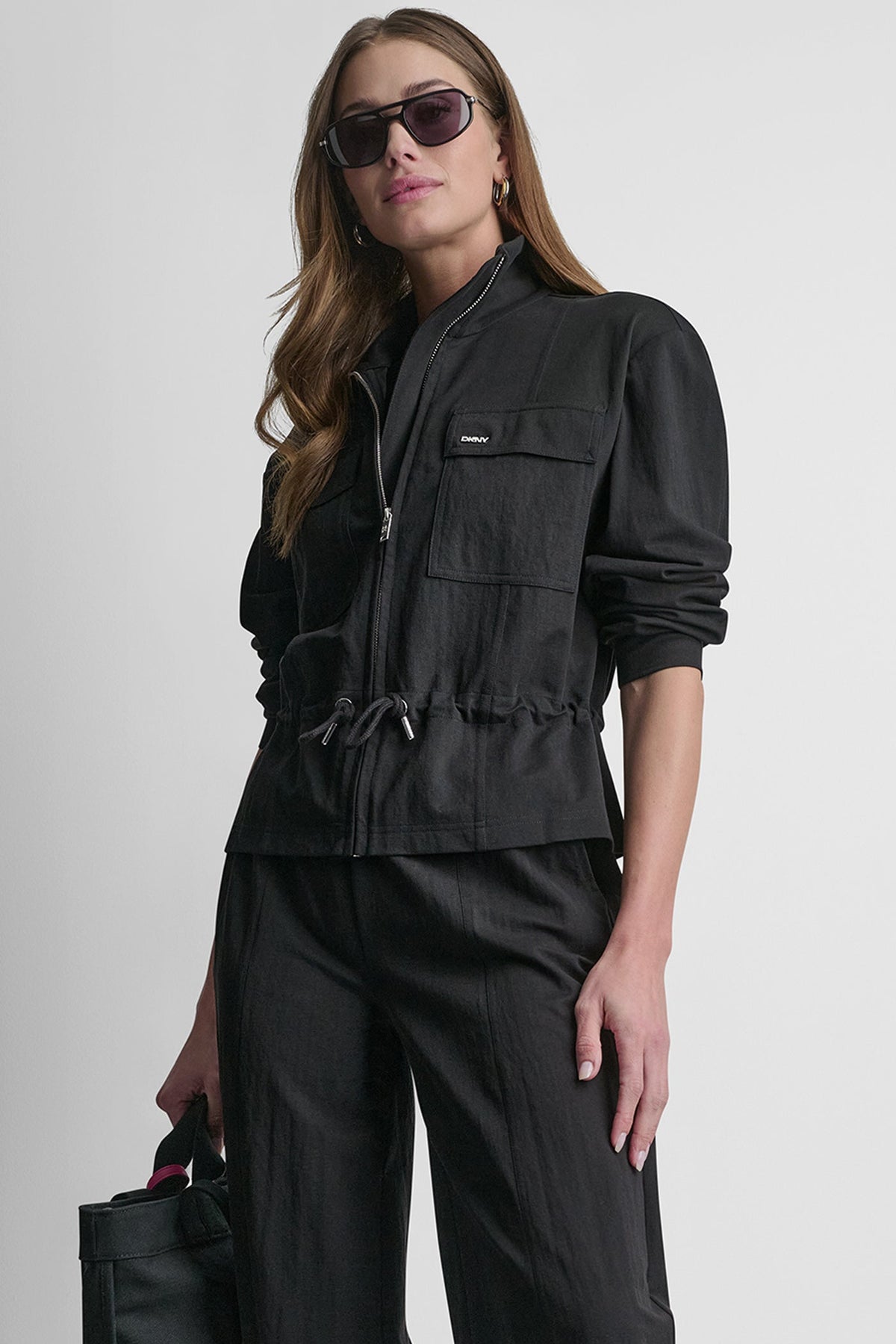 DKNY PIQUÉ TECH JACKET