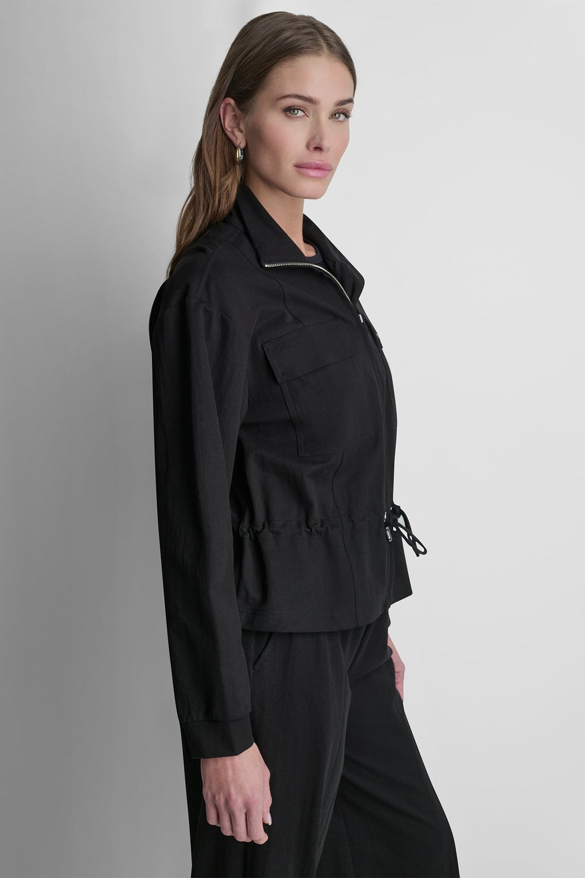 DKNY PIQUÉ TECH JACKET