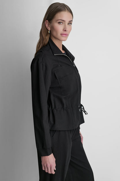 DKNY PIQUÉ TECH JACKET