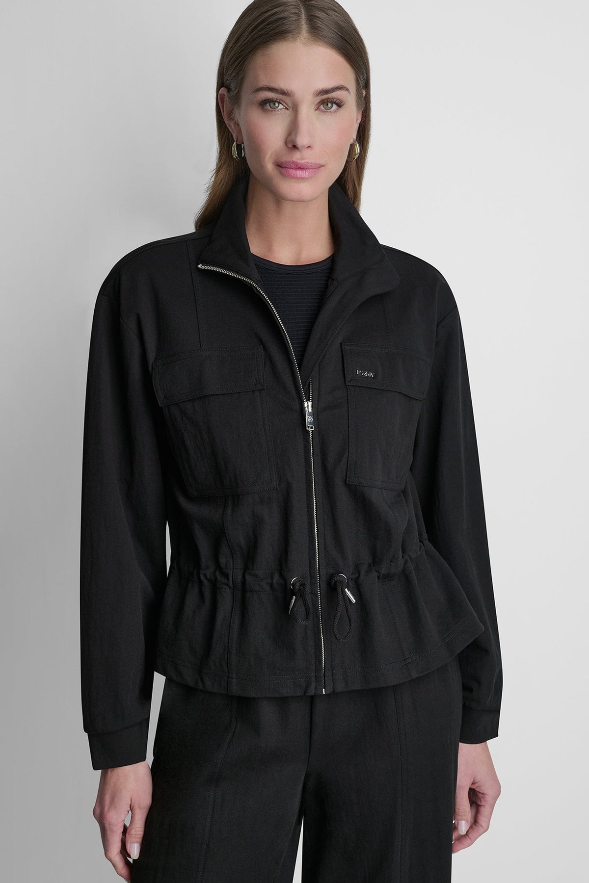 DKNY PIQUÉ TECH JACKET